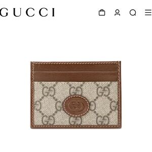 Gucci GG Supreme Card Case